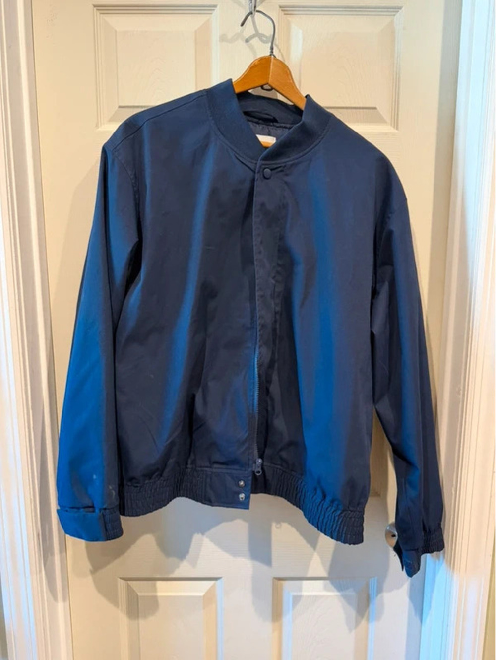 John Blair Navy Blue Bomber Jacket Men’s XL